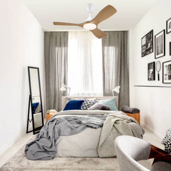 INOVO POLO 42 LED DC Motor 3 Color LED Light 3 ABS Blade 16 Speed (8F+8R) Remote Control Ceiling Fan | Kipas Siling