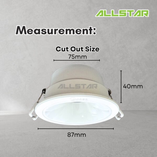 Media LED Recessed Spotlight 6W High Lumen 3000K 4000k Ceiling Light Living Room Spotlight