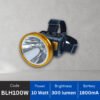 Bossman LED Head Lamp Waterproof Camping Head Light Rechargeable Torch Headlamp Lampu Kepala