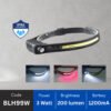Bossman LED Head Lamp Waterproof Camping Head Light Rechargeable Torch Headlamp Lampu Kepala