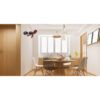 DEKA MDC168 16" 3 Blades Wall Fan 7 Speeds Remote Control Wall Mounted Ceiling Fan Black+Wood 120° Swing Kipas Dinding
