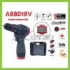18V Cordless Impact Hammer Drill Electric Screwdriver Rechargeable Power Tool – 1 Year Warranty