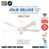 69f82c772adec_1777871991.jpg NSB FAN | JOLIE 52 Inches 5 Blade ABS DC Motor 6 R/F Speeds Remote Control Designer Ceiling Fan