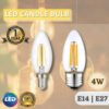 69f82c77cf3b5_1777871991.jpg C35 Edison Light Bulb 4W E14 E27 Energy Saving Candle Bulb Chandelier Light Filament Bulb Mentol Lampu 灯泡