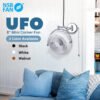 69f82c77eb68f_1777871992.jpg NSB UFO Corner Fan 8" Ceiling Wall Mount Fan 3 Blade Angle Adjustable Fan Kipas Koner Ruang Tamu Kipas Dapur