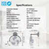 69f82c78b1cf3_1777871992.jpg NSB UFO Corner Fan 8" Ceiling Wall Mount Fan 3 Blade Angle Adjustable Fan Kipas Koner Ruang Tamu Kipas Dapur
