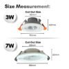 69f82c7c8868b_1777871996.jpg FIGHTER 3W 7W Led Eyeball Recessed Downlight Spotlight Round 3000K 4000K 6500K Ceiling Spot Light Lampu Siling