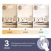 MEGAMAN MXL1075 LED Round Surface Ceiling Light 24W/36W 12"/14" (White) [6500K/3in1 Colour] || Surface Downlight