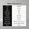 69f82c8063eae_1777872000.jpg Nesux 18" Commercial Stand Fan Black Aluminum Blades Strong Wind Oscillation Fan Kipas Berdiri Kipas Angin