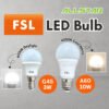 FSL LED Bulb A60 10W E27 4000K G45 3W E14 6500K High Lumen Super Bright Mentol Lamp Bulb