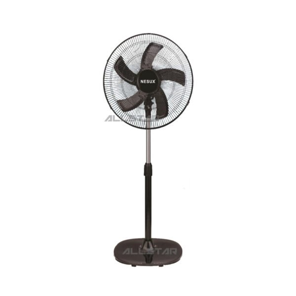 69f82c80aeb09_1777872000.jpg Nesux 18" Commercial Stand Fan Black Aluminum Blades Strong Wind Oscillation Fan Kipas Berdiri Kipas Angin