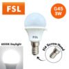 FSL LED Bulb A60 10W E27 4000K G45 3W E14 6500K High Lumen Super Bright Mentol Lamp Bulb