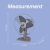 69f82c80c8e6b_1777872000.jpg NSB Elvis Retro Table Fan 12 INCH Black 3 Blades Soft EVA Blades KIPAS MEJA RETRO