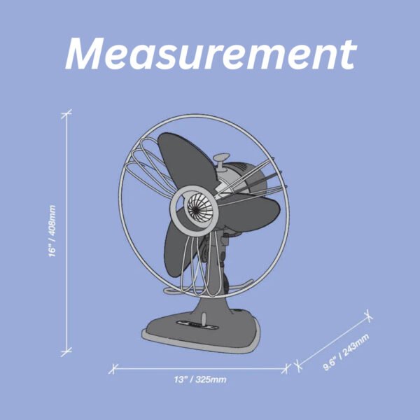 69f82c80c8e6b_1777872000.jpg NSB Elvis Retro Table Fan 12 INCH Black 3 Blades Soft EVA Blades KIPAS MEJA RETRO