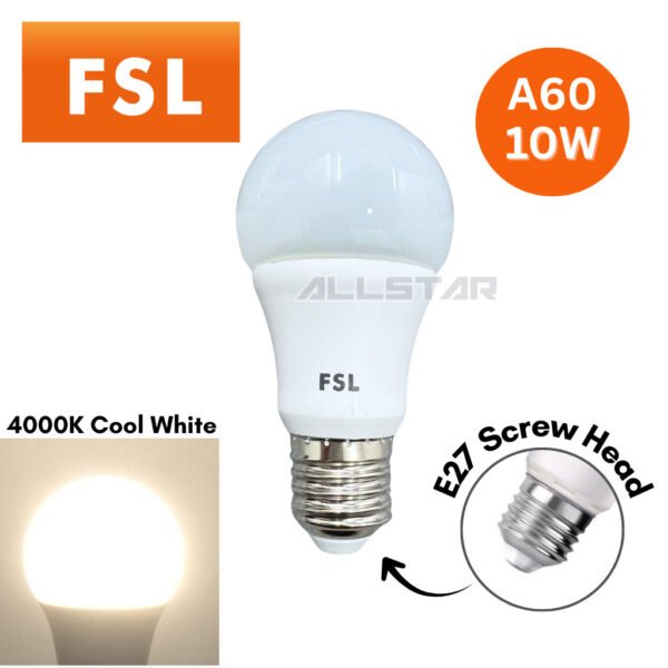 FSL LED Bulb A60 10W E27 4000K G45 3W E14 6500K High Lumen Super Bright Mentol Lamp Bulb