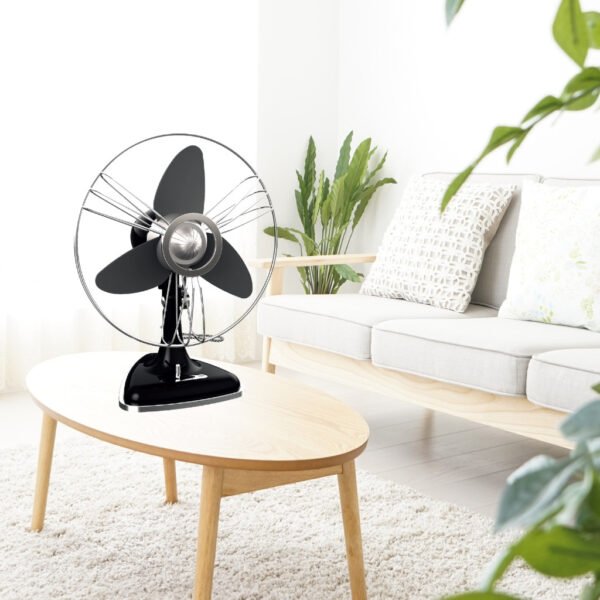 69f82c8122f87_1777872001.jpg NSB Elvis Retro Table Fan 12 INCH Black 3 Blades Soft EVA Blades KIPAS MEJA RETRO