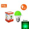 69f82c813fe32_1777872001.jpg FSL Color Bulb 2W G45 E27 LED Ping Pong Color Bulb BLUE / GREEN