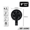 69f82c822b3d4_1777872002.jpg 【NEW】DEKA FIERO JETTO A10RC JETTO SF-B30RC 9" 5 Blades 5 Speeds with R/C DC Motor Wall Fan Stand Fan Kipas Berdiri