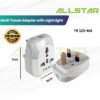 Travel Adapter Universal Adapter Charger With Type-C. Universal Travel Adapter Plug All In One International Worldwide
