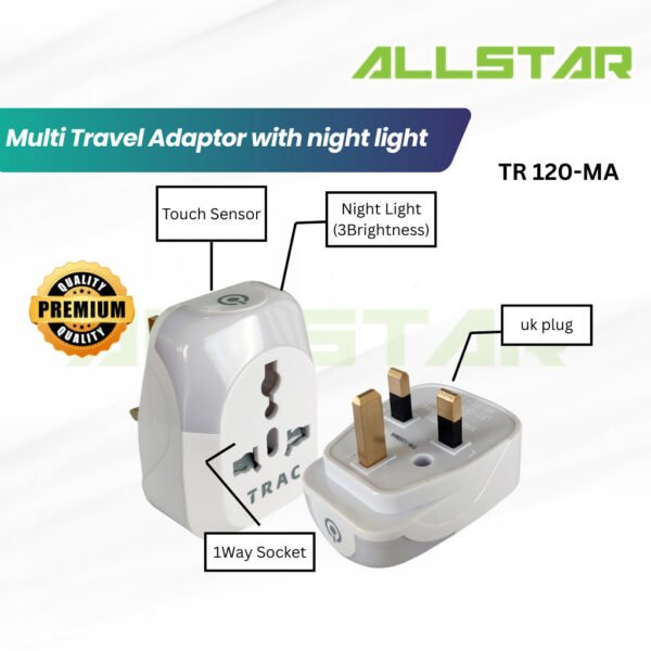 Travel Adapter Universal Adapter Charger With Type-C. Universal Travel Adapter Plug All In One International Worldwide