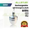 Lite-On LO1801EB LED Rechargeable Emergency Bulb – 68W / 128W / 180W Super Bright DL-6500K + USB Cable