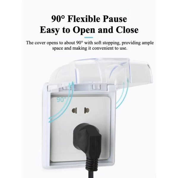 Outdoor/Indoor Weatherproof PVC Switch / Socket Protective Cover Self Adhesive