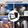 Megaman Solar LED Floodlight IP65 Outdoor Light 100W 200W 400W 600W Solar Power 6500K 3000K