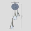 Opple Modern Designer LED Chandelier Hanging Restaurant Pendant Light Pendant Lamp Lampu Siling Gantung Indoor Lighting