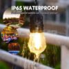 69f82c87e9998_1777872008.jpg Waterproof 10MTR X10 E27 Lamp Holder Outdoor LED String Light Cafe Garden Weatherproof Hanging Bulb Socket Patio Raya