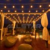 69f82c896f4c2_1777872009.jpg Waterproof 10MTR X10 E27 Lamp Holder Outdoor LED String Light Cafe Garden Weatherproof Hanging Bulb Socket Patio Raya