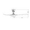 Panasonic Baby Fan F-M12DEVBWH (48") Hook Ceiling Fan(Kipas Siling)(White Colour)