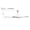 Panasonic WIFAN Wifi 5-Blade Ceiling Fan (60") F-M15ECVBKSH – Mobile App Control