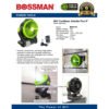 Bossman 9" Cordless Jobsite Fan 20V BCF19 Work Fan Kipas Kerja Bateri dengan Hook & Battery