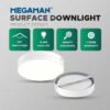 【SIRIM】MEGAMAN LED Surface Downlight 15W 24W 30W Panel Light Mounted Ceiling Down Light Round