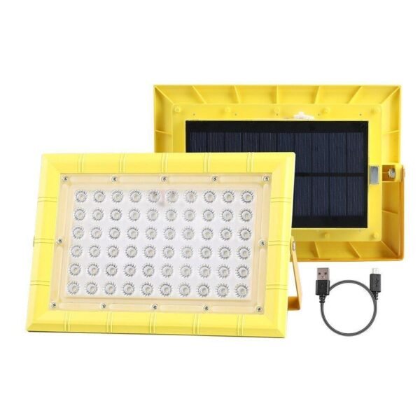 IWACHI Portable LED Camping Light 120W Outdoor High Brightness Solar Powered & USB Rechargeable Waterproof Powerbank
