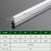 LED T5 Color Tube Light Ceiling Pink Blue Green Red Wall Lights Decoration Strip Lighting Lampu Hiasan Siling Dinding