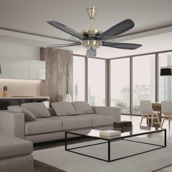 69f82c8f94926_1777872015.jpg NSB MAX/XTREME 42'' Ceiling Fan 5 Blades AB/BK With Remote Control 4 Speed Turbo/ Kipas Siling NSB
