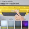 IWACHI Portable LED Camping Light 120W Outdoor High Brightness Solar Powered & USB Rechargeable Waterproof Powerbank
