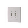 Schneider Vivace Switch USB Socket 2x2.1A USB Socket White SIRIM Fast Charging