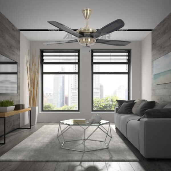 69f82c90c506c_1777872016.jpg NSB MAX/XTREME 42'' Ceiling Fan 5 Blades AB/BK With Remote Control 4 Speed Turbo/ Kipas Siling NSB