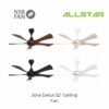93 NSB FAN | JOLIE 52 Inches 5 Blade ABS DC Motor 6 R/F Speeds Remote Control Designer Ceiling Fan