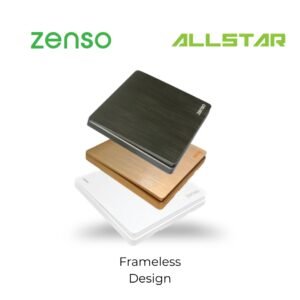 [SIRIM] Zenso Grande Socket and Wall Switch Slim Modern Switches Design 13A 15A 20A/45A Door Bell [White/Black/Gold]